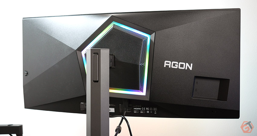 Vue arrière du AOC AG346UCD