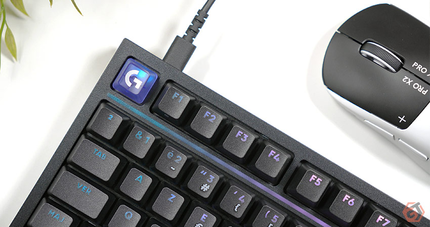 Le clavier fonctionne en filaire USB-C