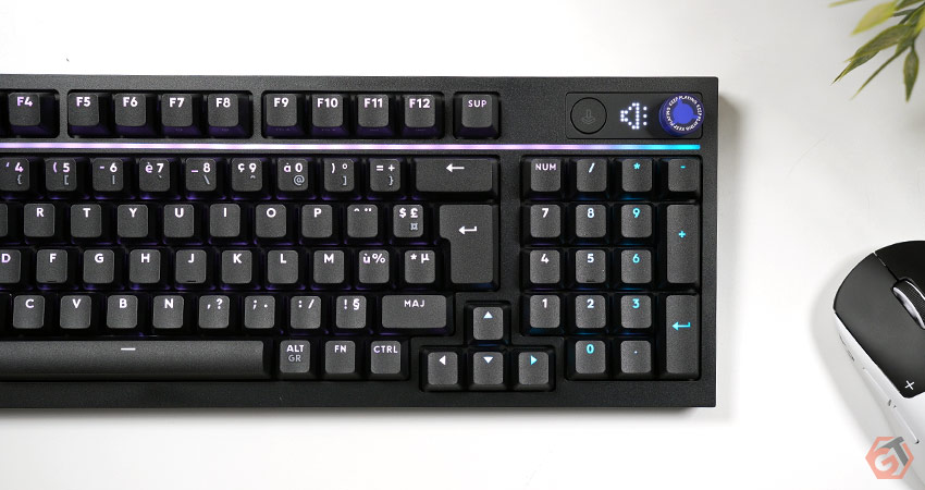 Clavier gaming au format 98%