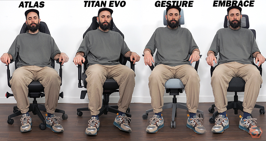 Comparatif chaises gaming et ergonomiques