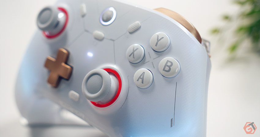 Manette PC avec boutons tactiles
