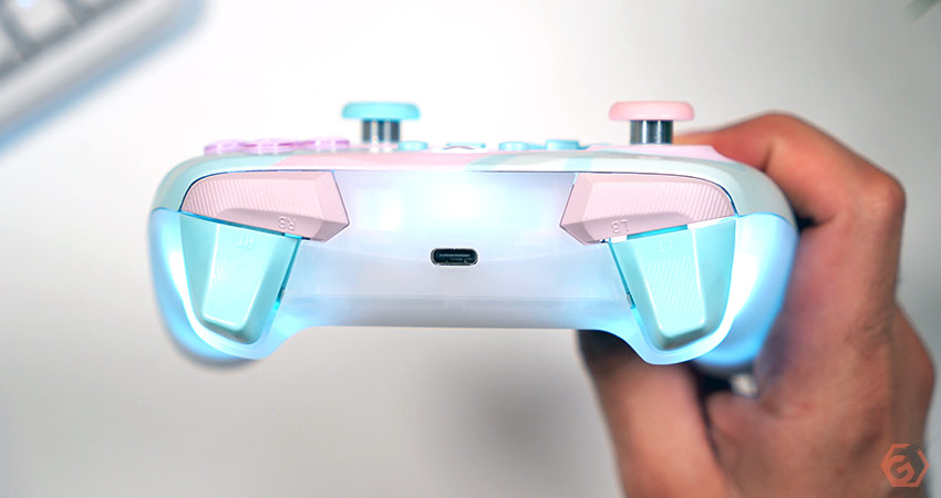 Bumpers et gâchettes de la manette