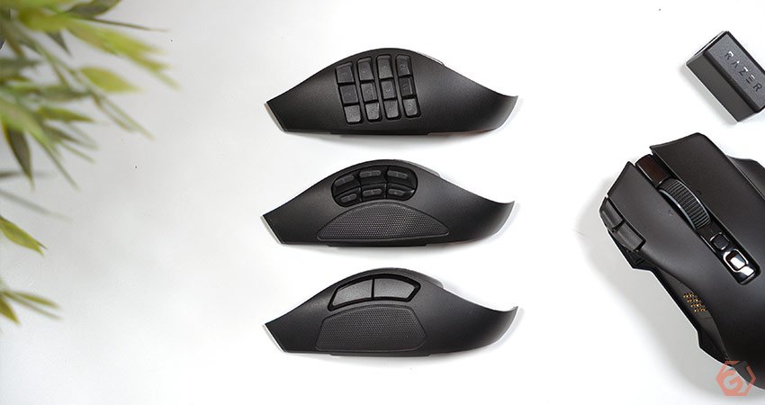 La souris est livrée avec 3 façades interchangeables
