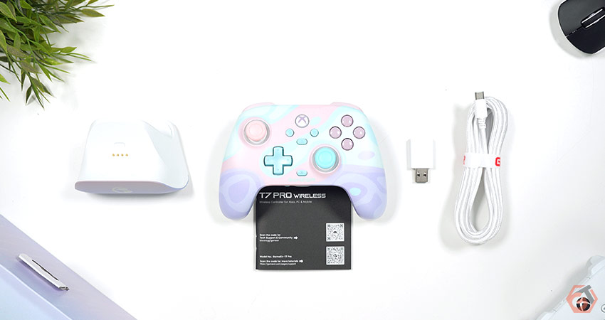 Unboxing de la GameSir T7 Pro Sugar Whirl