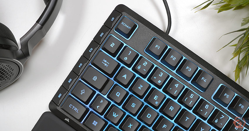 Les bouton G-Keys sur le côté du clavier