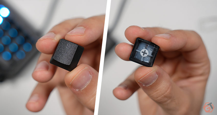 Les keycaps en PBT double-shot